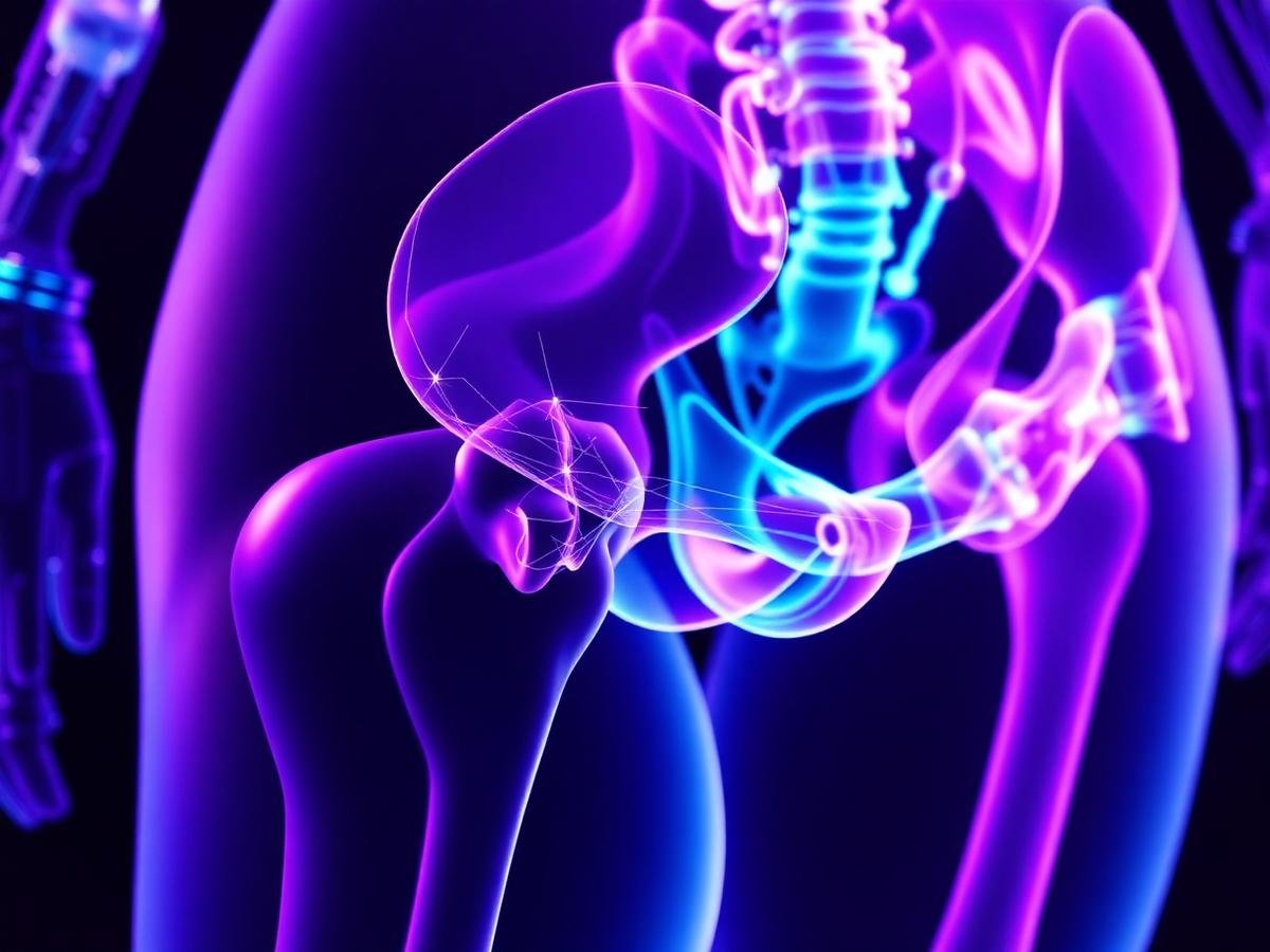 Robotic hip replacement visualisation